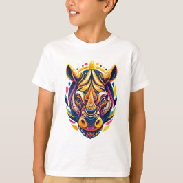 Camiseta Rinoceronte de safari eléctrico