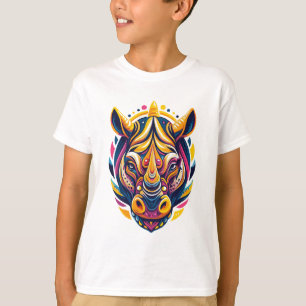 Camiseta Rinoceronte de safari eléctrico
