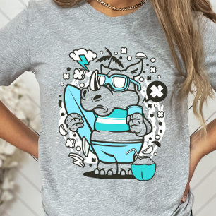 Camiseta Rinoceronte de surf
