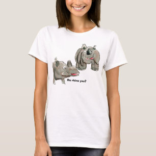 Camiseta Rinoceronte del dibujo animado usted ropa de