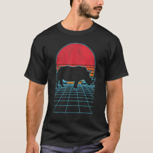 Camiseta Rinoceronte divertida de Unicornio de los años 90