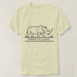 Camiseta Rinoceronte - Fuerza en Silencio