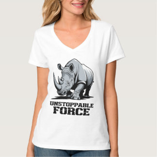 Camiseta Rinoceronte irrompible: Fuerza y poder liberados