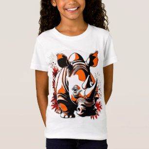 Camiseta Rinoceronte lindo de Navidad
