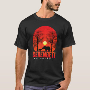 Camiseta Rinoceronte Parque Nacional Serengeti Animales Sal