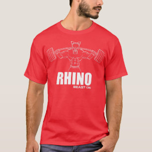 Camiseta Rinoceronte rinoceronte en gimnasio
