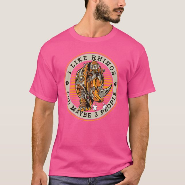 Camiseta Rinoceronte rinoceronte rinoceronte (Anverso)
