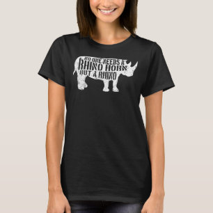 Camiseta Rinoceronte rinoceronte Vida silvestre animal aman