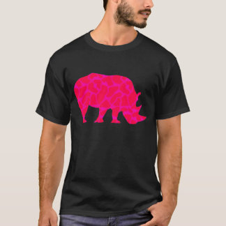 Camiseta Rinoceronte rosado
