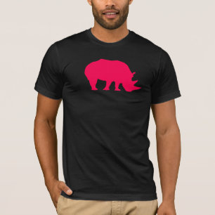 Camiseta Rinoceronte rosado