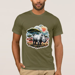 Camiseta Rinocerontes blancos 4