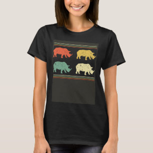 Camiseta Rinocerontes coloridos de rinocerontes