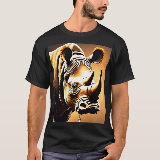 Camiseta Rinocerontes del Cuerno de Cristales: Stud elegant (Anverso)