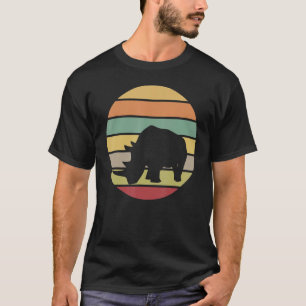Camiseta Rinocerontes retro vintage años 70 años 80 hombres