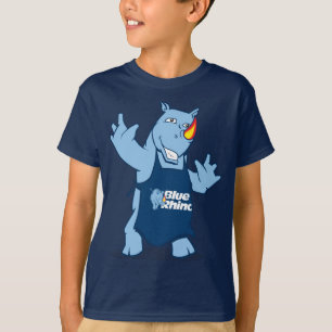 Camiseta Rinocerontes "rinocerontes" azules