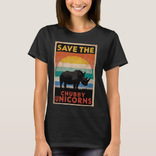 Camiseta Rinocerontes Rinocerontes Salvan Animal Chubby Uni