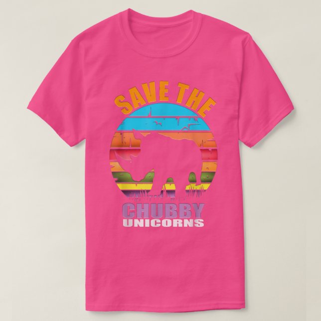 Camiseta Rinocerontes Rinocerontes son picados por Unicorni (Diseño del anverso)