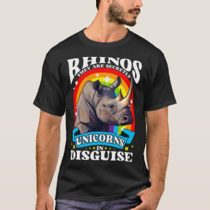 Camiseta Rinocerontes son en secreto unicornios disfrazados