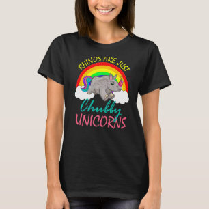 Camiseta Rinocerontes son simplemente chubíes unicornios gr