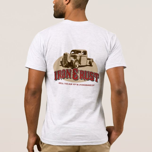 Camiseta Riñon de hierro y óxido (Reverso)