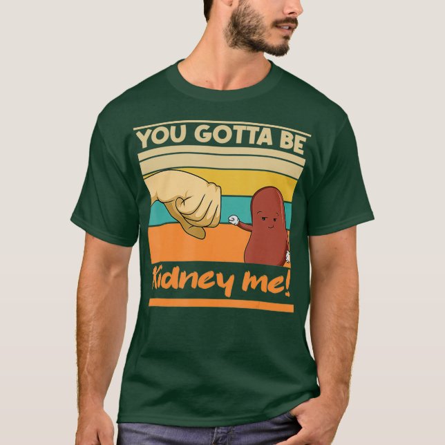 Camiseta Riñon gracioso píun para donante de riñones (Anverso)