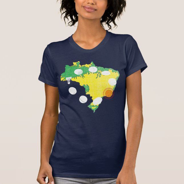 Camiseta Río 2016 el Brasil olímpico (Anverso)