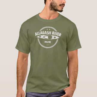 Camiseta Río Allagash Maine Kayak