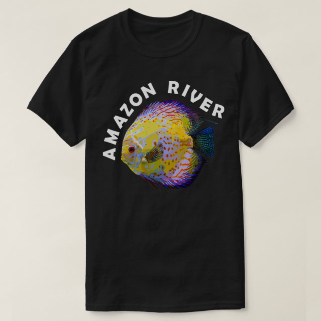 Camiseta Río Amazon Discus Fish Symphysodon Cichlid Cute (Diseño del anverso)