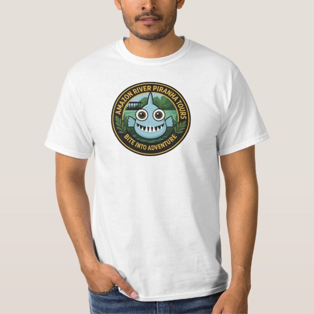 Camiseta Río Amazon Piranha Tours (Anverso)