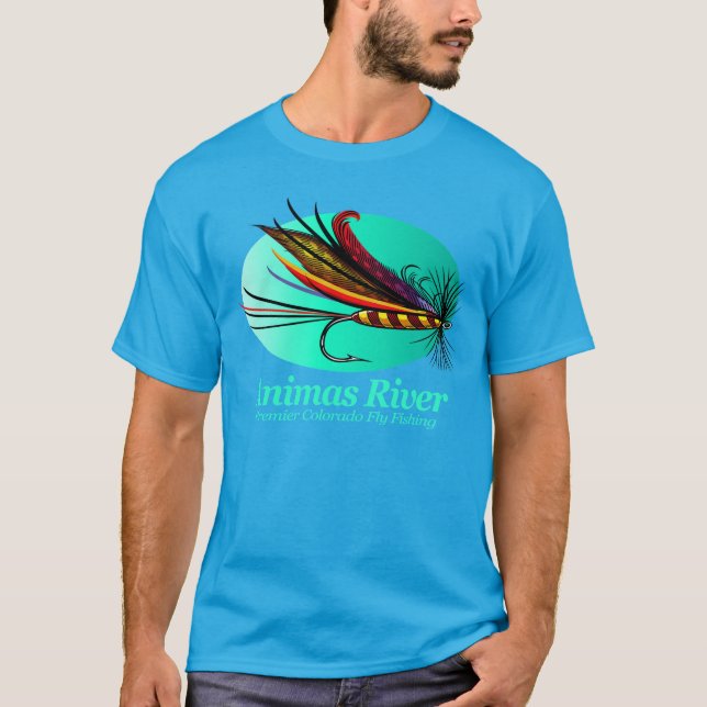 Camiseta Río Animas (mosca) (Anverso)