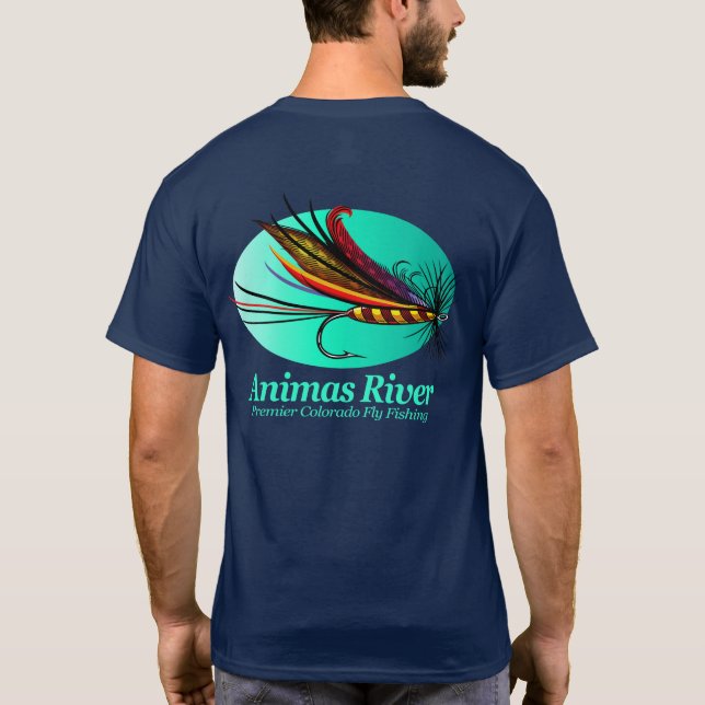 Camiseta Río Animas (mosca) (Reverso)