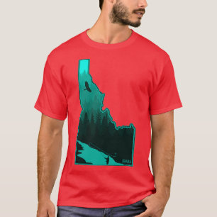 Camiseta Río Aqua de trucha salvaje