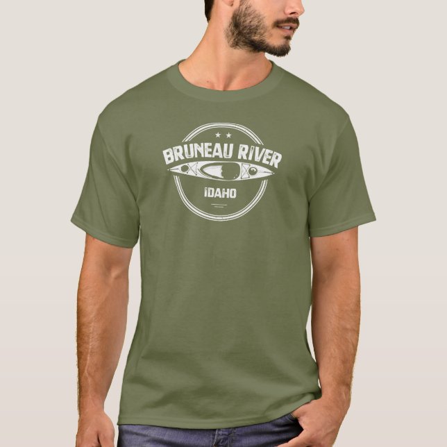 Camiseta Río Bruneau Idaho Kayaking (Anverso)