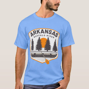 Camiseta Río Buffalo Arkansas flotante de gran tamaño