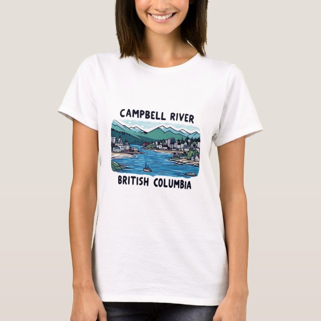 Camiseta Río Campbell BC Canadá (Anverso)