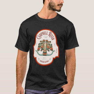 Camiseta Río Campbell BC Thunderbird Arte Pacífico Noroeste