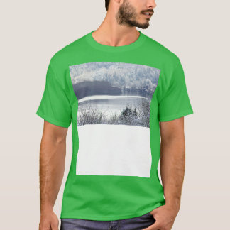 Camiseta Río Columbia y nieve 2