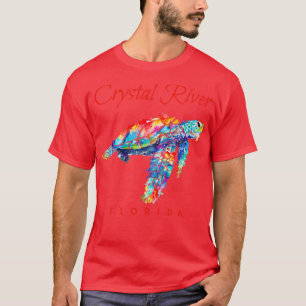 Camiseta Río Crystal Florida Turba acuática del mar1