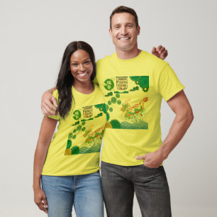 Camiseta Río de Dragones Ascendentes amarillo
