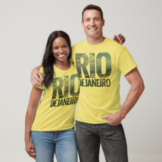Camiseta Río de Janeiro - Bahía de Guanabara Tank Big Text 