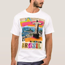Río de Janeiro Brasil Cristo Collage Retro Viajes
