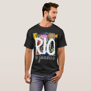 Camiseta Rio de Janeiro Brasil Graffiti Mural Shirt, 2
