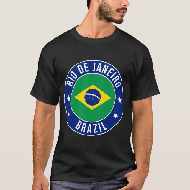 Camiseta Rio De Janeiro, Brazil City T-Shirt (Anverso)