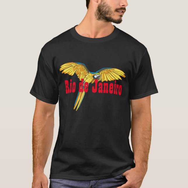 Camiseta Río de Janeiro con el loro (Anverso)