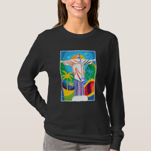 Camiseta Río de Janeiro Cristo Redentor una estatua de Cris