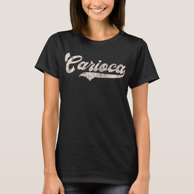 Camiseta Río de janeiro de la Carioca angustiado (Anverso)