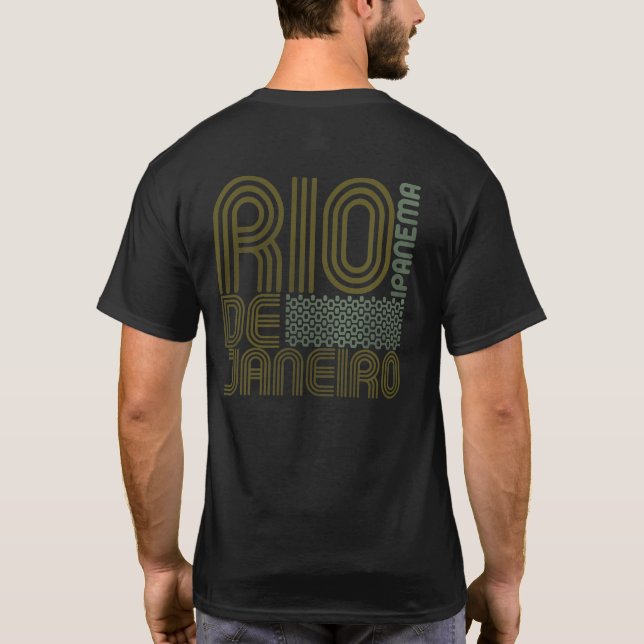 Camiseta RIO DE JANEIRO Ipanema Brasil (Reverso)