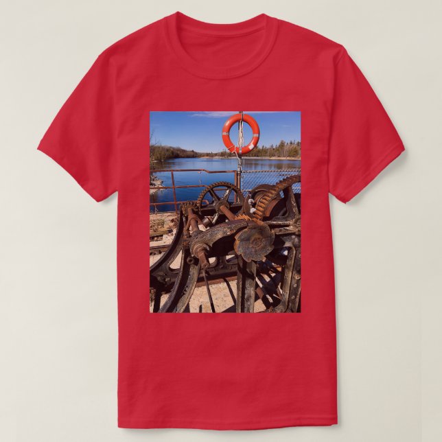 Camiseta Río de la Maquinaria Ferroviaria (Diseño del anverso)