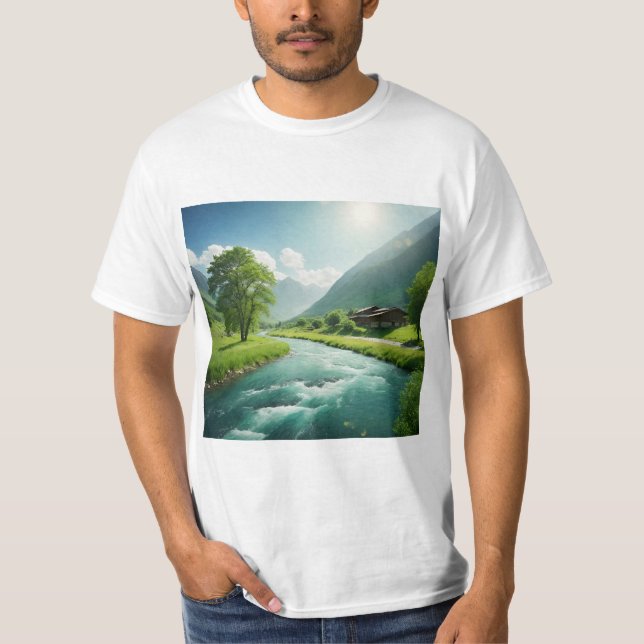 Camiseta Río de la Serenidad (Anverso)