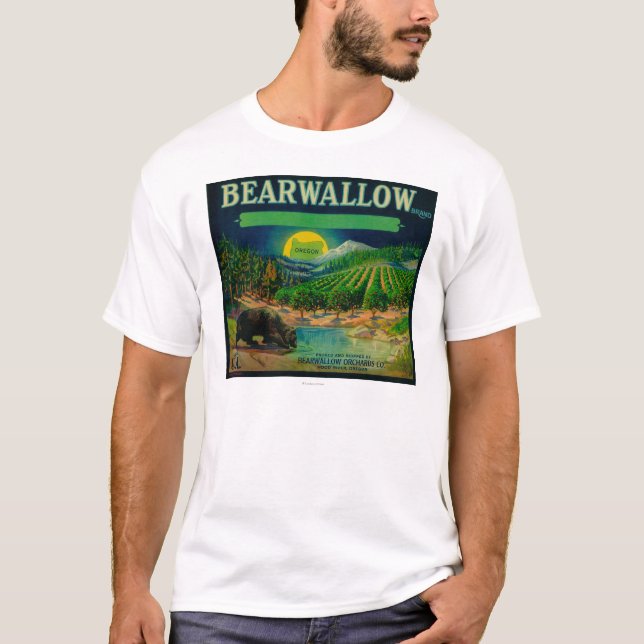 Camiseta Río de LabelHood del cajón de Bearwallow Apple, O (Anverso)